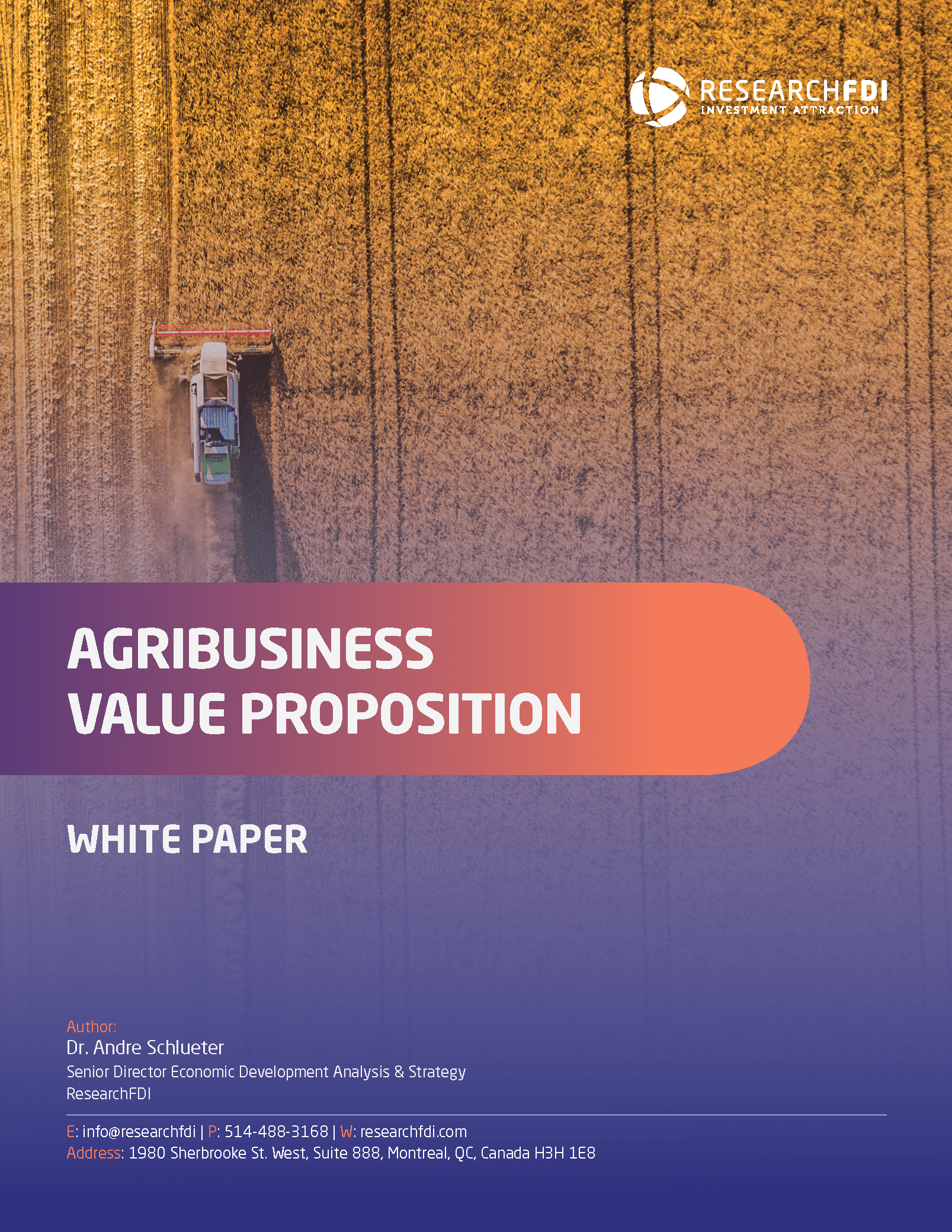 agribusiness value proposition white paper